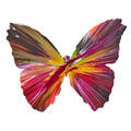 Damien hirst british b 1965 butterfly spin painting created at damien hirst spin workshop 2009 acrylic on paper framed bears hirst blindstamp and stamped with signature and inscription 