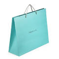 Jonathan seliger american b 1955 the wedding present tiffany  co shopping bag 2006 automotive enamel on bronze with zinc handles signed dated and numbered 25 26 x 32 x 10 prove