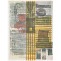 Robert rauschenberg american 19252008 one more and well be almost 12 way there 1979 solvent transfer with fabric collage signed dated and numbered hc 1010 31 x 22 78 sheet provenanc