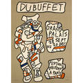 Jean dubuffet french 19011985 grand palais 1973 lithograph in colors framed initialed dated and numbered 64100 26 12 x 19 34 sight provenance private collection ohio