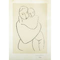 Henri matisse french 18691954 vierge et enfant 195051 lithograph on chine applique signed and numbered 109200 15 78 x 10 34 image 20 12 x 14 34 support literature duthuit 653