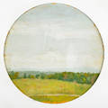 Robert moore kulicke american 19242007 untitled 1972 oil on board framed signed and dated 10 diameter provenance private collection new jersey