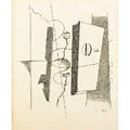 Fernand lger french 18811955 dessin 1928 ink on paper initialed 13 12 x 10 58 sheet literature selection cahier 5 fernand leger 1929 provenance william waller paris private co