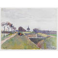 Ludovicrodo pissarro french 18781952 porte de brancion 1904 watercolor on paper framed stamped signature with date and title by hand 9 78 x 13 78 sheet provenance private colle