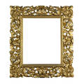 19th c continental baroque style frame gilt wood frame 20 14 x 16 12 inside 27 12 x 31 overall