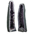Amethyst geode specimens two taller 26 12