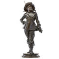 Edouard drouot french 18591945 bronze sculpture le mousquetaire of a cavalier signed 28 34
