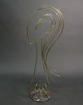 Curtis Jere Modern Brass Floor Sculpture of Woman