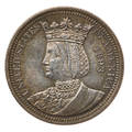 Us 1893 isabella commemorative 25c coin