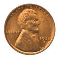 Us 1935s 1c coins