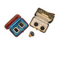 Gents victorian gold jewelry two pairs of cufflinks and a ring radial 14k rose gold and platinum hardstone intaglio cufflinks cased by black starr amp frost 1 rectangular 14k rose gold and pla