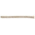 Diamond 18k yellow gold flexible strap bracelet rbc diamonds approx 19 cts tw prong set in substantial 18k gold flexible setting ca 1980 marked 750 18k 7 x 12 469 dwt