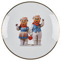Jeff koons american b 1955 bernardaud screenprint on porcelain winter bears from banality series limoges france 2013 signed in plate by artist from an edition of 4500 10 58 dia