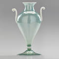 Fratelli toso attr twohandled vase italy mid20th c unmarked 10 12 x 5