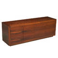 Roger springer dunbar cabinetroom divider berne in rosewood bronze oak unmarked 26 x 72 x 20