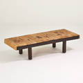 Roger capron coffee table france 1960s glazed earthenware tiles stained wood signed r capron 14 x 56 x 22