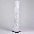 Modern floor lamp italy marble painted wood unmarked 80 12 x 21 x 19