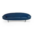 Johannes anderson trensum capri sofa curved capri sofa sweden 1950s chromeplated metal upholstery unmarked 27 x 100 x 31