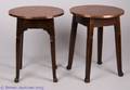Hammered CopperTop Tables Pair