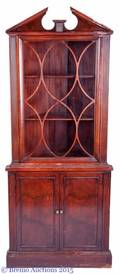 Mahogany Corner Cabinet