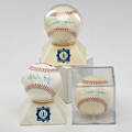 Autographed baseballs three 1990s single signed sparky lyle two signed by wally joyner pete rose dave winfield bob gibson
