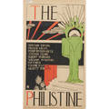 Dwight ripley collins american 18731932 relief print in colors the philistine 1895 for the periodical framed publisher elbert hubbard 20 78 x 14 18 sheet