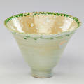 Frank reuss kelley decorated glazed bowl usa ca 1930s incised reuss and al 6 14 x 4 12