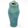 Van briggle lorelei vase in ming blue glaze colorado springs co 192830s marked 9 12 x 3 34