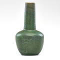 Grueby student vase done in association with grueby faience boston ma 1906 signed and dated wasc 122206 8 12 x 4