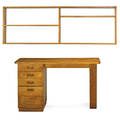 marcel breuer 1902  1981 desk chest of drawers and shelf ca 1938 birch birch plywood desk and chest stenciled rhoads desk 29 x 50 x 24 34 chest 29 x 50 x 24 12 shelf