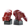 paul milet 1870  1950 two glazed ceramic bears sevres france ca 1930 stamped pm sevres 13 12 x 15 x 6 ea provenance seymour stein collection sotheby39s new york 2003 christ