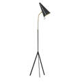 bergboms adjustable floor lamp sweden 1960s enameled metal brass unmarked as shown 61 x 13 x 12 
