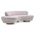 vladimir kagan b 1927 directional cloud sofa usa 1970s acrylic microfiber manufacturer labels 29 x 96 x 40 seat depth 21 
