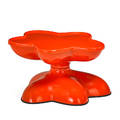 wendell castle b 1932 swivel coffee table from the molar group scottsville ny 1969 gelcoated fiberglass rubber signed wc 69 22 12 x 39 x 34 provenance estate of philip rubin