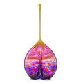 Stephen rolfe powell b 1951 massive murrine glass vessel from the teasers series oozing autumn cleavage kentucky 1997 etched stephen powell 1997 me 44 34 x 19 x 10