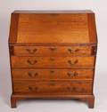 Late 18th C American Walnut Slant Front Desk