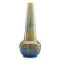 Pierreadrien dalpayrat 1844  1910 tall stoneware vase with crystalline glaze france ca 1905 stamped dalpayrat made in france 2074 17 x 6 12