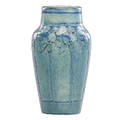 Henrietta bailey 1874  1950 newcomb college transitional vase with fruiting branches new orleans la 1910 nchbjmkdn51 5 12 x 3