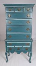 Blue Painted Highboy