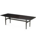 Jonah zuckerman city joinery dining table brooklyn ny 2000s solid ebony chromed steel unmarked 30 x 42 12 x 100