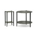 Tuell and reynolds hakone small side table and shinjuko occasional table cloverdale ca 2000s patinated bronze shinjuko signed 20 12 x 10 12 x 9 34 20 12 x 22 12 dia