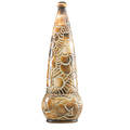 Mougin tall glazed stoneware vase with nude figures france 1920s stamped mougin nancy 238j l 22 x 7 12