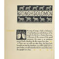 Wharton esherick 1887  1970 ilustrated book song of solomon centaur press philadelphia 1927 handmade paper with gold leaf signed by esherick one of 525 11 12 x 8 34