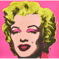 Andy warhol american 19281987 offset lithograph in colors marilyn 1967 invitation for the exhibition andy warhol a print retrospective 1981 printed by colour editions inc published by