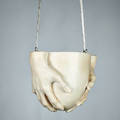 Richard etts cast plaster hanging planter usa 1971 signed dated and copyrighted 9 x 14