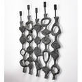 Donald drumm b 1935 sixlight sculptural candle sconce late 20th c cast aluminum enameled metal marked 30 x 24