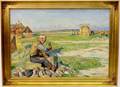 Borge Nyrop Dutch Farming Painting