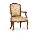 Louis xv walnut armchair