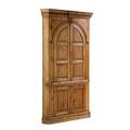 George iii style pine corner cupboard