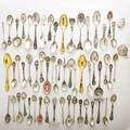 Sterling souvenir spoons etc